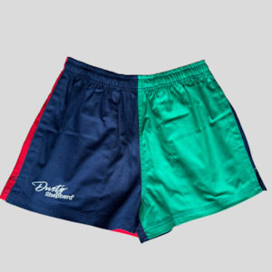 Work Shorts - Navy, Green and Red