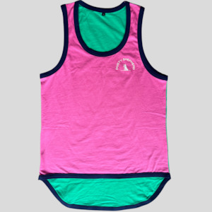 Shearer's Singlet - Pink and Green