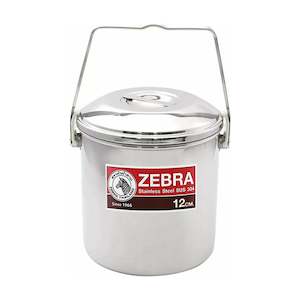 Zebra Stainless Steel Billy