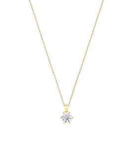 Jewellery: Crown Necklace L Gold