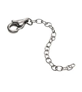 Jewellery: Extended Chain 5 cm Steel