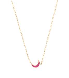 SKY NECKLACE KIDS FUCHSIA GOLD