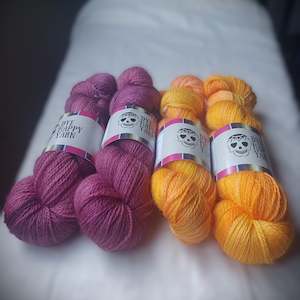 Kindness 4ply - Felice & California Poppy