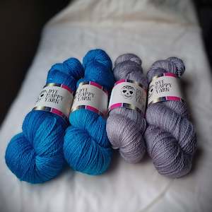 Kindness 4ply - Everywhere Blue & Fig Jam