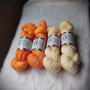 Yarn: Kindness 4ply - California Poppy & Ducking