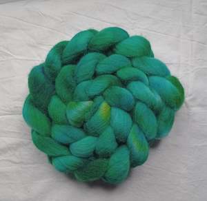 Corriedale Combed Top - Emerald