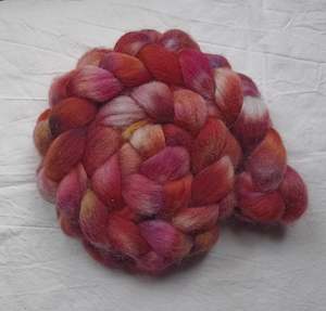 Yarn: Corriedale Combed Top - Garnet