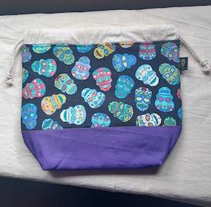 Project Bag - Sugar Skull Purple