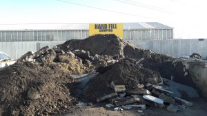 Plant and equipment hiring or leasing without operator: Hard Fill Dumping