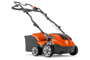 Plant and equipment hiring or leasing without operator: Lawn Scarifier Battery