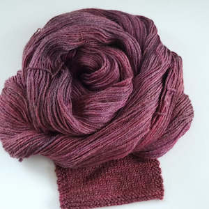 Merino/Bamboo/Silk 4 ply -Boysenberry juice