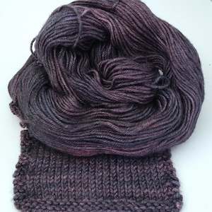 Merino/silk DK - Black orchid