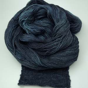 BFL/Silk Lace - Indigo sea