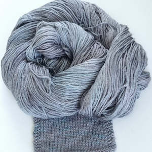 Yarn: Merino/Bamboo/Silk 4 ply - Pigeon