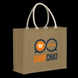 Modena Starch Jute Tote Bag Dynamic Gift NZ - Promotional Gifts at Factory Direct Prices