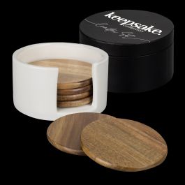 Keepsake Coaster Set Dynamic Gift NZ - Promotional Gifts at Factory Direct Prices