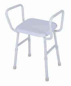 Bathroom Toileting: SHOWER STOOL WITH ARMS