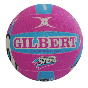 Gilbert ANZ 'Steel' Supporter Netball - sz5