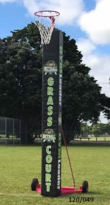 Fixed Height Free Standing Netball Pole