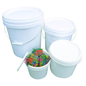 Storage: Round Pail With Lid