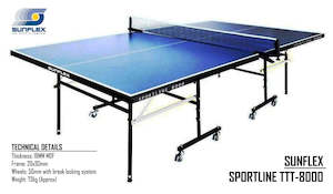 Sunflex E505 Sportline TTT-8000 Table Tennis Table & Set