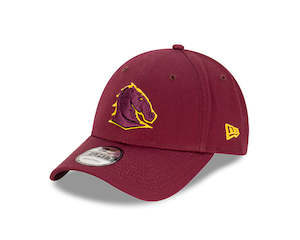 New Era Brisbane Broncos Official Team Colours 9FORTY Cloth Strap - 13113519