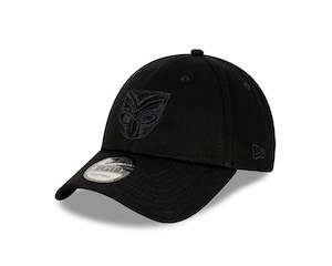 Headwear: New Era New Zealand Warriors Black 9FORTY Snapback - 13505412