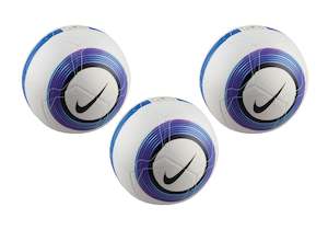 Nike EPL Pitch Football 25 - White/Blue/Black - 3 Pack