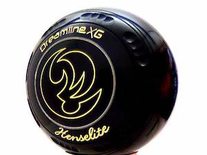 Henselite Dreamline XG Lawn Bowls - Black