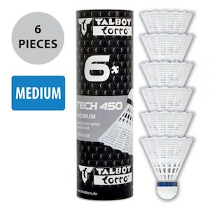 Talbot-Torro Tech 450 Shuttlecocks – Tube of 6