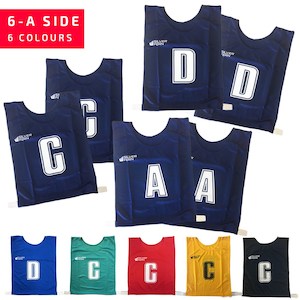 Silver Fern Six Aside Netball Bib Sets