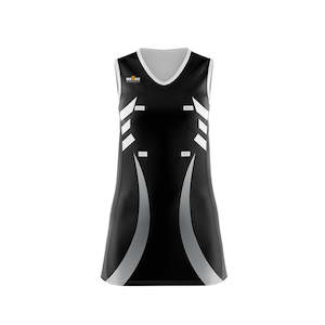 Teamwear Dresses: OneVOne 'Impact' A-Line Netball Dress - Girls