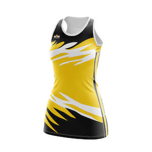 Teamwear Dresses: OneVOne 'Sash' A-Line Netball Dress - Girls