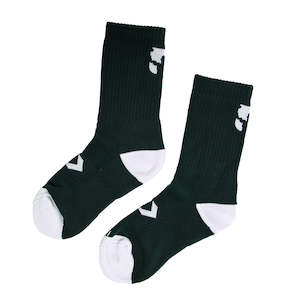 2024 David Nyika Black Crew Sock