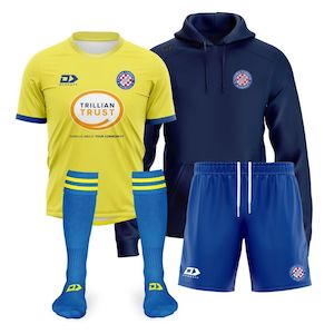 Central United FC Mens Playing Kit Bundle + Hoodie