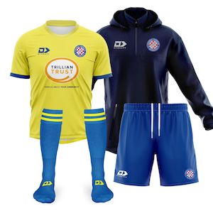 Central United FC Junior Playing Kit Bundle + Jacket