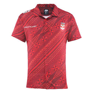 2024 Tonga Rugby League Men’s Button Up Polo