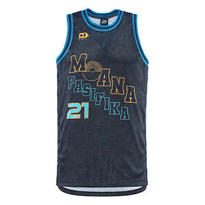 Clothing wholesaling: 2025 Moana Pasifika Mens Charcoal Basketball Singlet