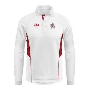 (Preorder) St Bede's College Long Sleeve White Cricket Shirt