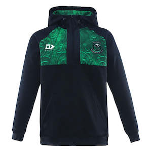 2025 New Zealand Maori Rugby League Mens Quarter Zip Hoodie