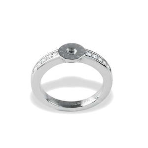 Compliments Interchangeable Rings: Ring 4 Shiny Silver Ring