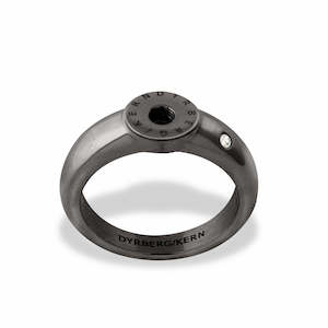 Compliments Interchangeable Rings: Ring 3 Gun Metal Ring