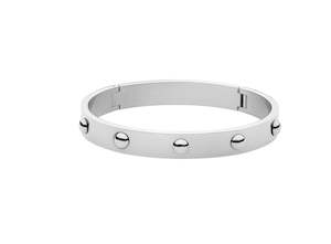 Dott Shiny Silver Bracelet