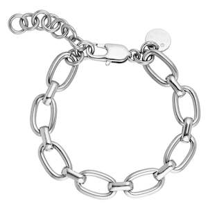 Jam Shiny Silver Bracelet