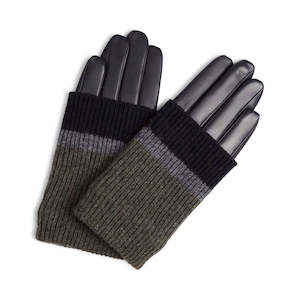 Helly Glove, Black w/Black+Grey+Olive