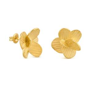 Joidart: Pampalonia Gold Stud Earrings