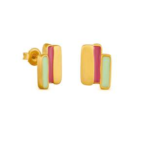 Joidart: Palette Gold Earrings Small