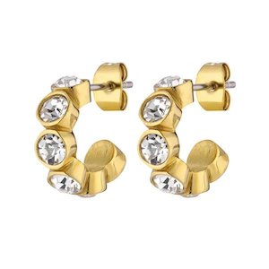 Jenna Gold Hoop Earrings