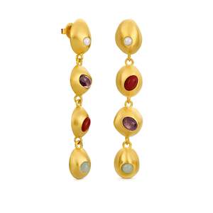 Earrings: Addaia Gold Earrings – Long