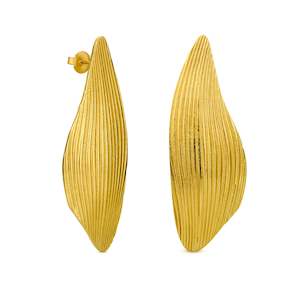 Onaria Large Golden Earrings